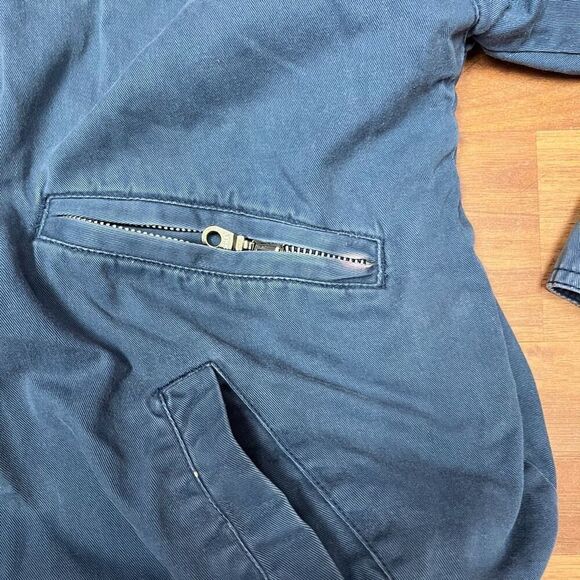 Mickey INC Womens Blue Embroidered Long Sleeve Denim Canvas Jacket Size Small - Picture 8 of 14